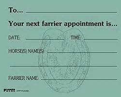 next appointment pad