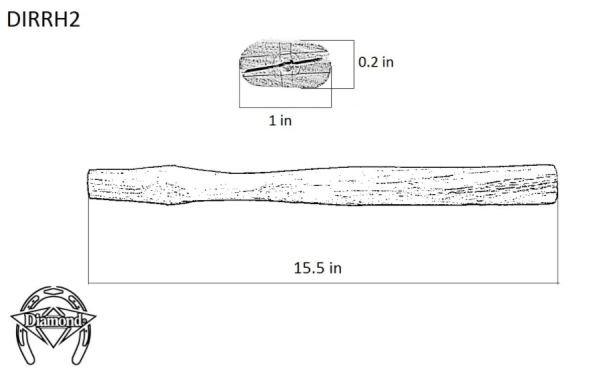 diamond rounding hammer handle 36 oz