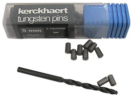 stroemsholm tungsten pins 100 pc with 4 5mm drill bit