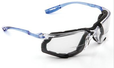 3m virtua ccs protective eyewear with foam gasket vc225af clear 2 5d anti fog lens