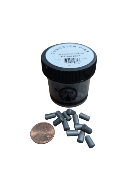 stroemsholm tungsten pins 100 pc with 4 5mm drill bit