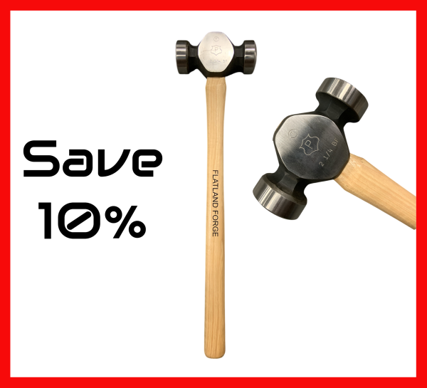 flatland forge big face long handle rounding hammers