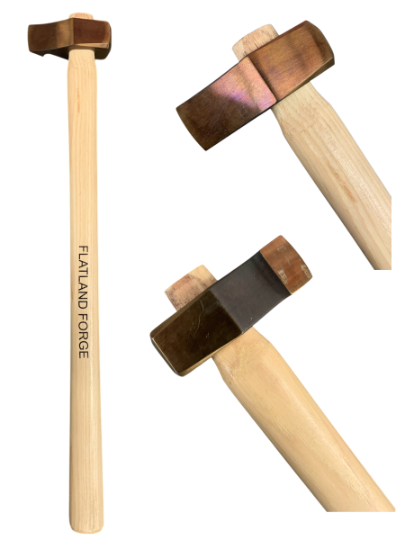 flatland forge wood handled creaser left and right