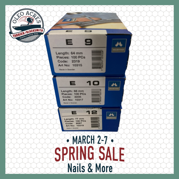 mustad e head nails spring into summer 2026