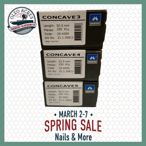 mustad concave nails spring into summer 2026