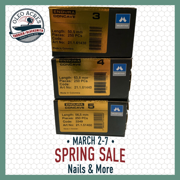 mustad concave endura nails spring into summer 2026