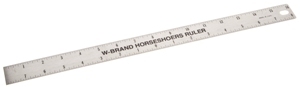 w brand horseshoers ruler