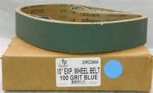 baldor expander belt 100 grit zirconia 10
