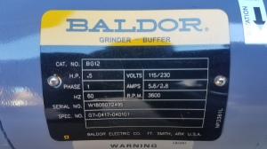 baldor 1 2 hp grinder