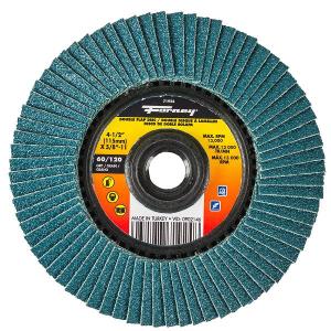 forney 4 1 2 double sided flap disc 60 120 grits